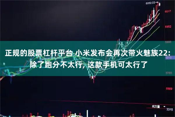 正规的股票杠杆平台 小米发布会再次带火魅族22: 除了跑分不太行, 这款手机可太行了