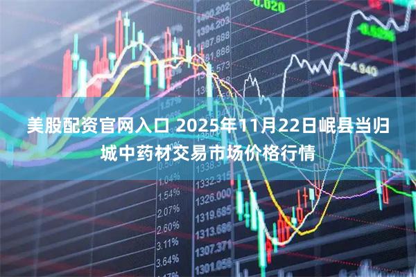 美股配资官网入口 2025年11月22日岷县当归城中药材交易市场价格行情